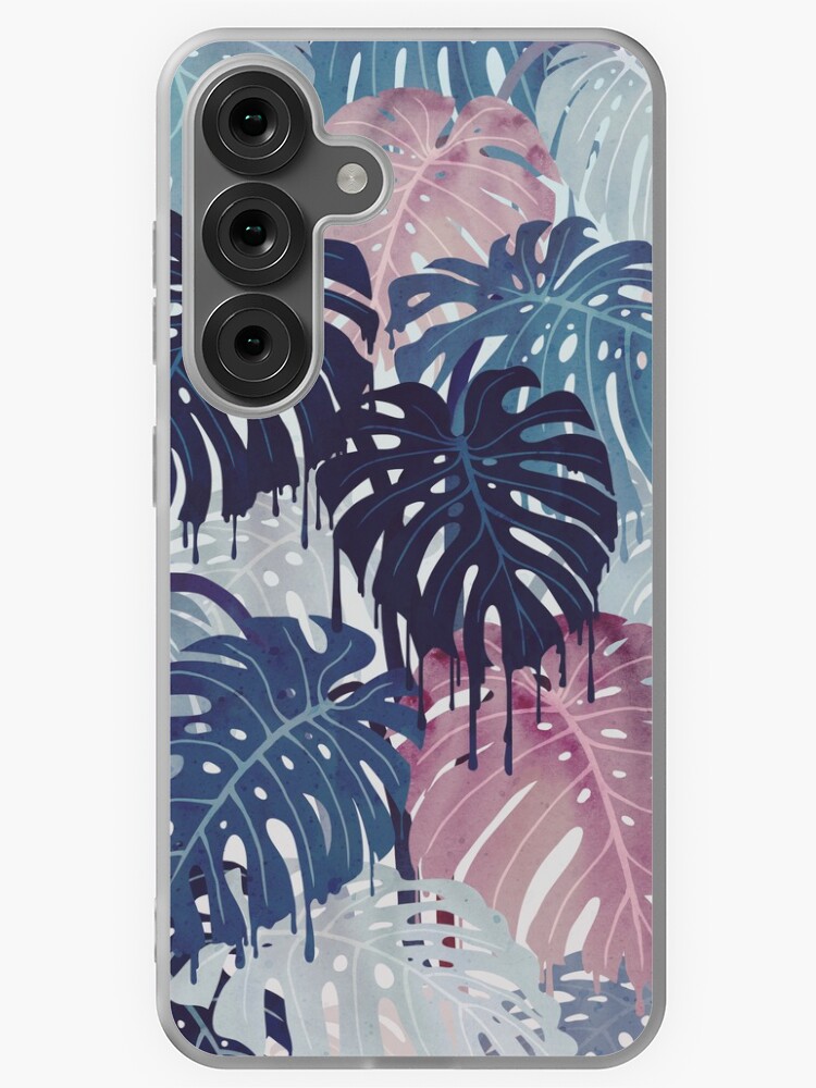 Thumbnail 1 of 4, Samsung Galaxy Phone Case, Monstera Melt designed and sold by littleclyde.