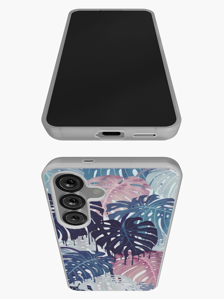 Thumbnail 3 of 4, Samsung Galaxy Phone Case, Monstera Melt designed and sold by littleclyde.