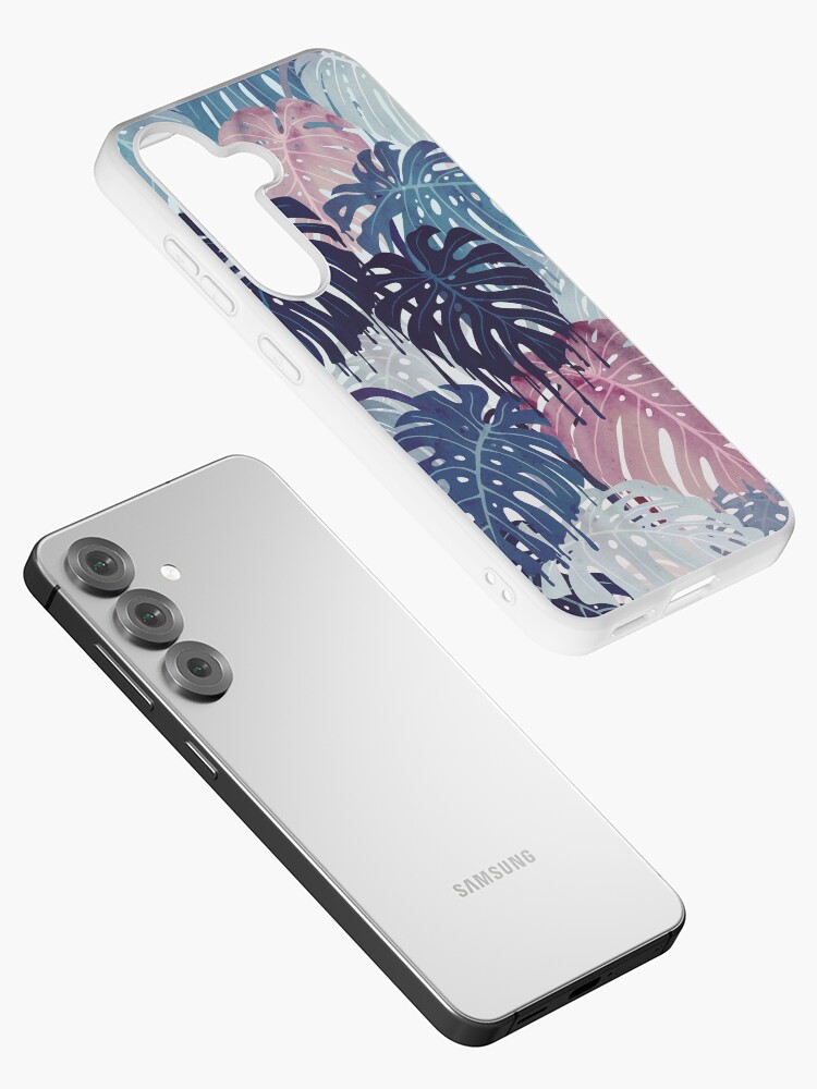 Thumbnail 2 of 4, Samsung Galaxy Phone Case, Monstera Melt designed and sold by littleclyde.