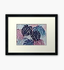 Lámina enmarcada Monstera Melt