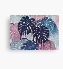 Monstera Melt Canvas Print