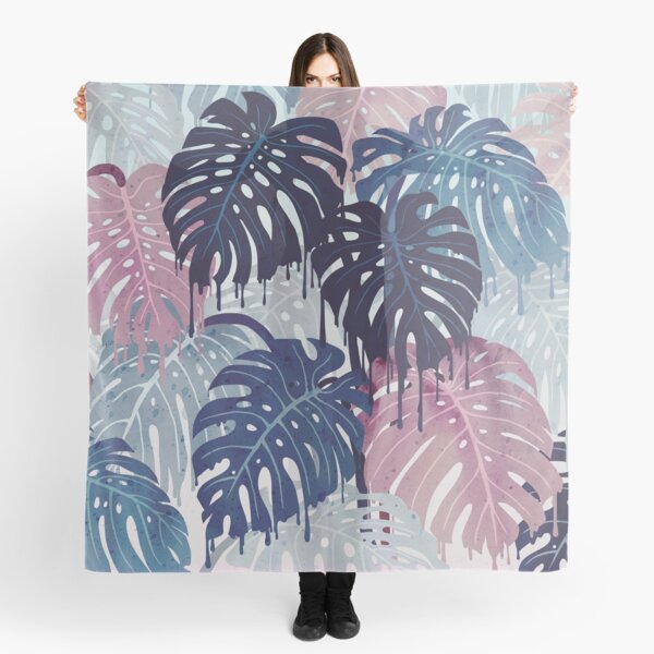 Monstera Melt Scarf