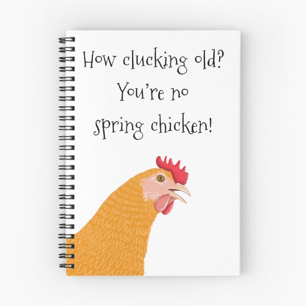 Item preview, Funny No Spring Chicken Birthday Greeting designed and sold by Adam Regester.
