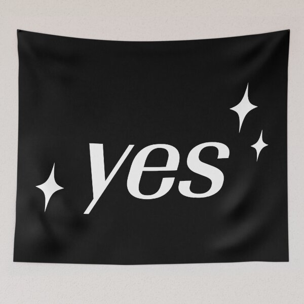 Item preview, ★Yes★ Word/Letter (White) designed and sold by Gizerp.