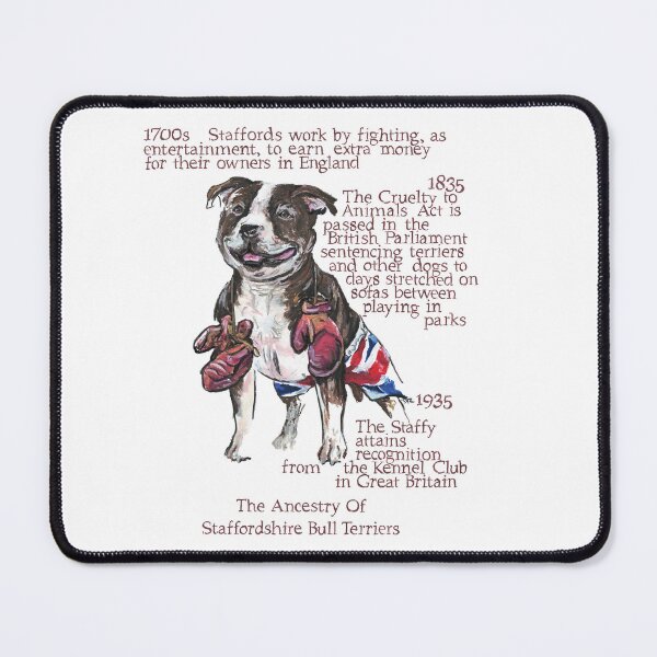 Item preview, Staffordshire Bull Terrier History designed and sold by douglasrickard.