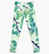 O Ginkgo (in Green) Leggings