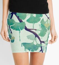 O Ginkgo (in Green) Mini Skirt
