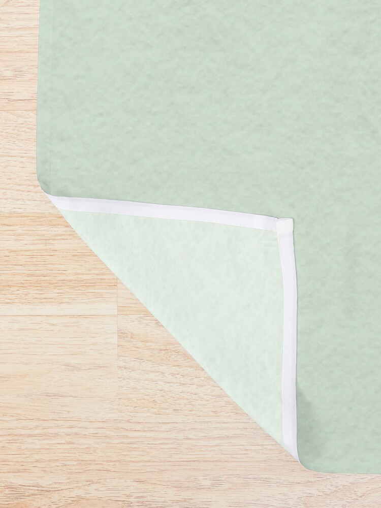 Alternate view of O Ginkgo (in Green) Shower Curtain