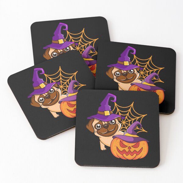 Item preview, Pug Pumpkin Halloween designed and sold by RockBeeDesigns.