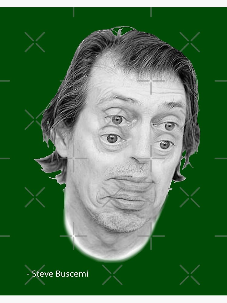 Steve Buscemi Eyes Women Vintage Trending Unisex Art Board Print