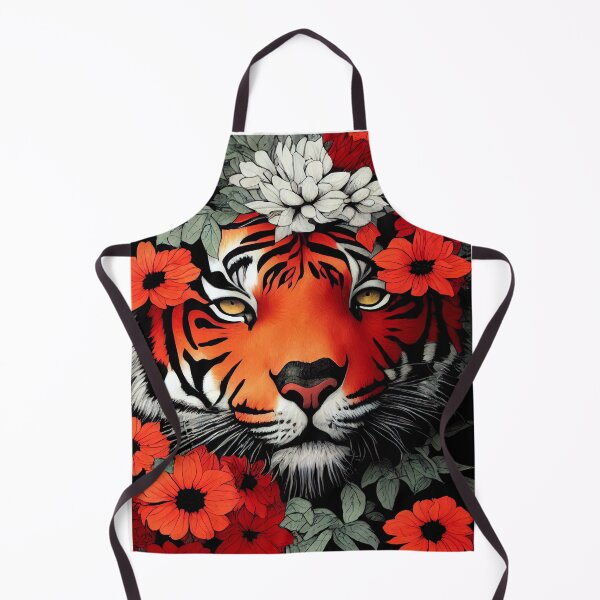 Item preview, Tiger in a rush of flowers designed and sold by MAV-Arts.