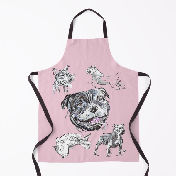 Item preview, Mixed Media - Staffordshire Bull Terriers designed and sold by douglasrickard.