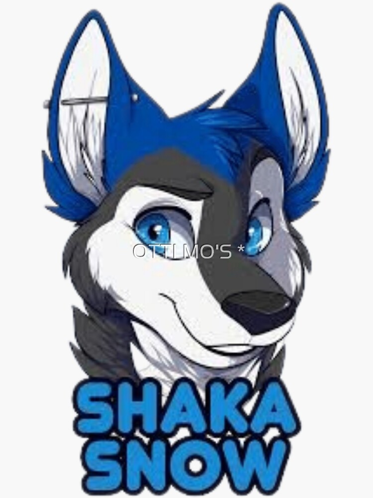 Shaka Snow Furry Art Furry Fan Anthro Furry Sticker For Sale By Atterbi Redbubble 