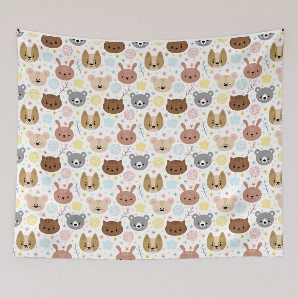 Item preview, Animals heads pattern designed and sold by Tiny-Love ⭐⭐⭐⭐⭐.