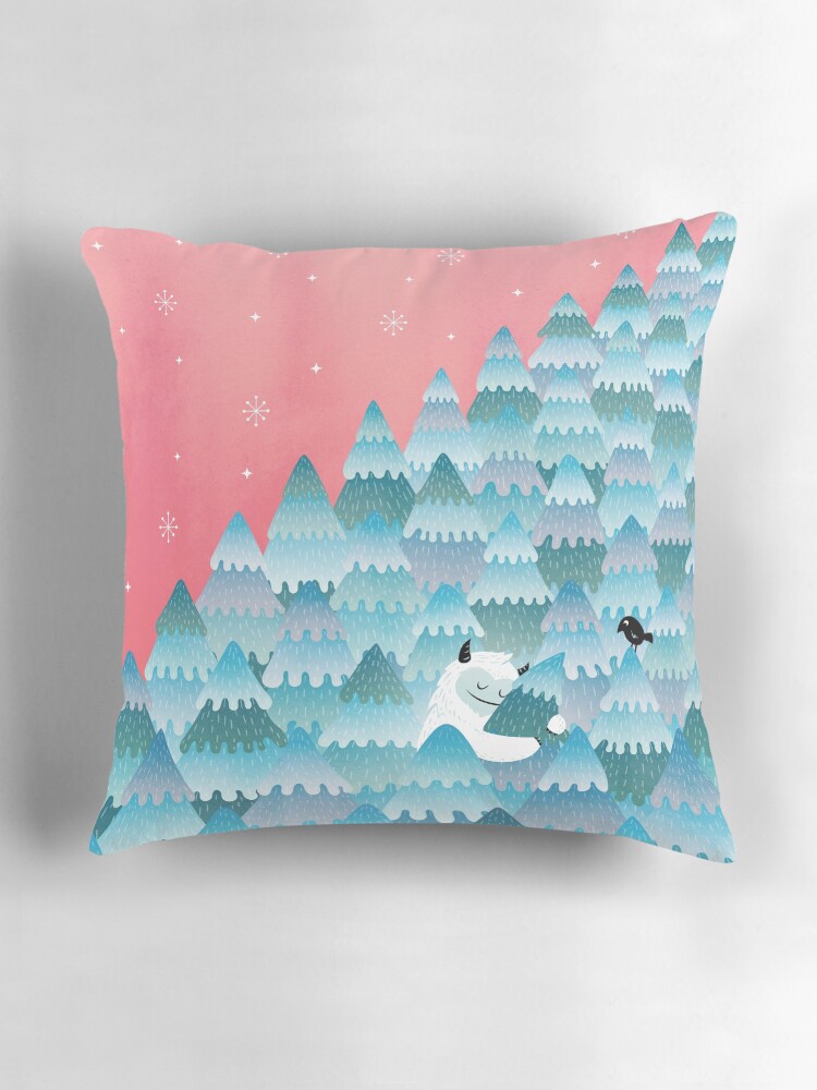 Thumbnail 3 of 4, Pillow, Tree Hugger designed and sold by littleclyde.
