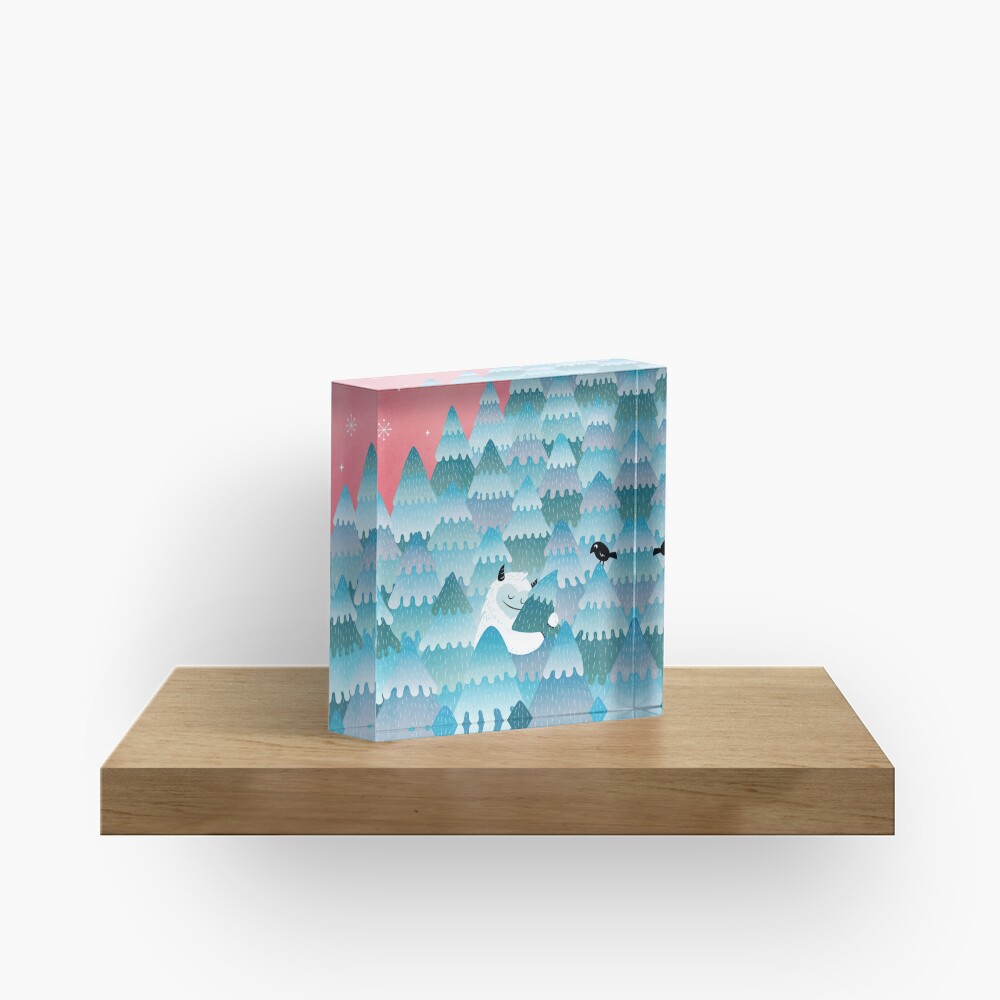 Tree Hugger Acrylic Block