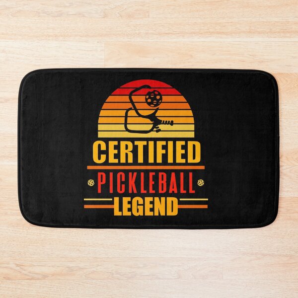 Item preview, Certified Pickleball Legend, funny retro sunset Pickleball designed and sold by AW2 Designs.