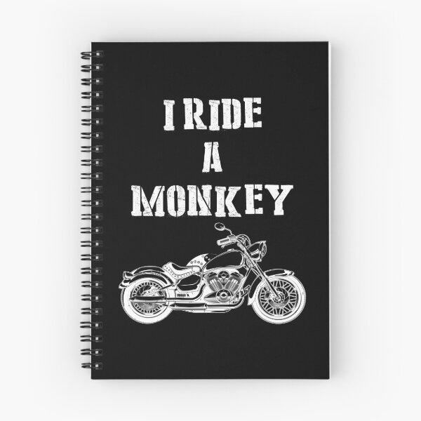 Item preview, I Ride a Monkey - Motorcycle Minibike designed and sold by RedArtsDesign.