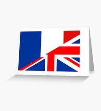 uk france flag Greeting Card