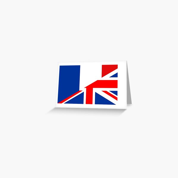 uk france flag Greeting Card
