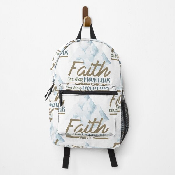 Item preview, Christian Quote - Bible Verse - Faith Can Move Mountains designed and sold by MyArt23.