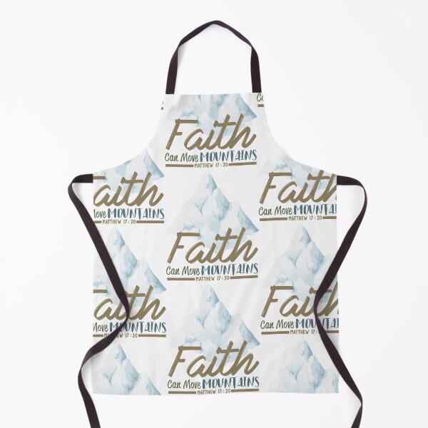 Item preview, Christian Quote - Bible Verse - Faith Can Move Mountains designed and sold by MyArt23.