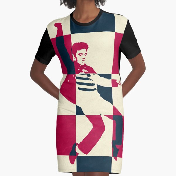 Jailhouse Rock Graphic T-Shirt Dress