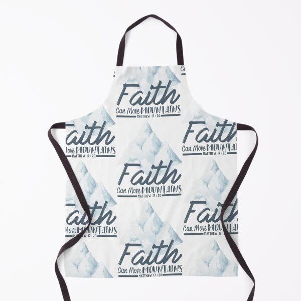 Item preview, Christian Quote - Bible Verse - Faith Can Move Mountains designed and sold by MyArt23.