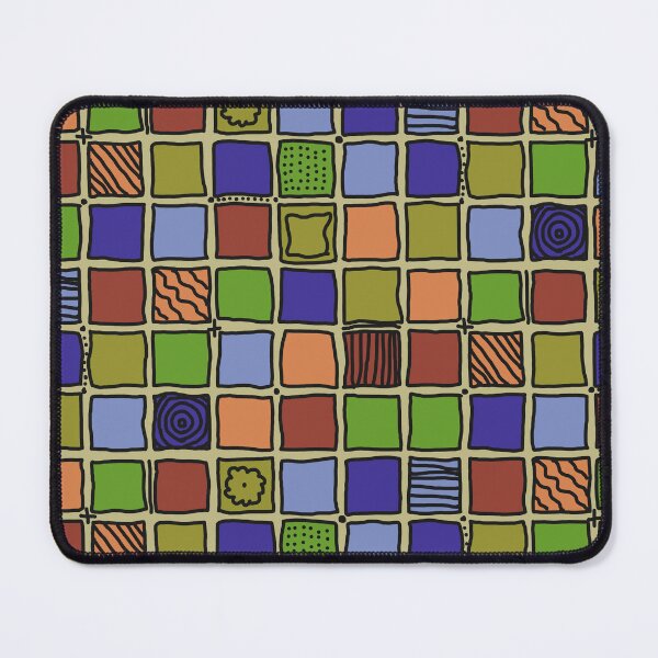 Item preview, Colourful Doodle Squares designed and sold by korynaq.