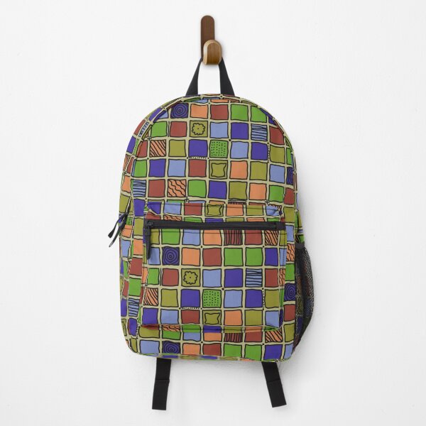 Item preview, Colourful Doodle Squares designed and sold by korynaq.