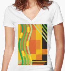 Futura Women's Fitted V-Neck T-Shirt