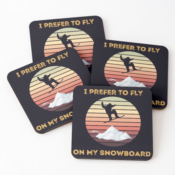 Item preview, I PREFER TO FLY ON MY SNOWBOARD designed and sold by wildlittlefan.