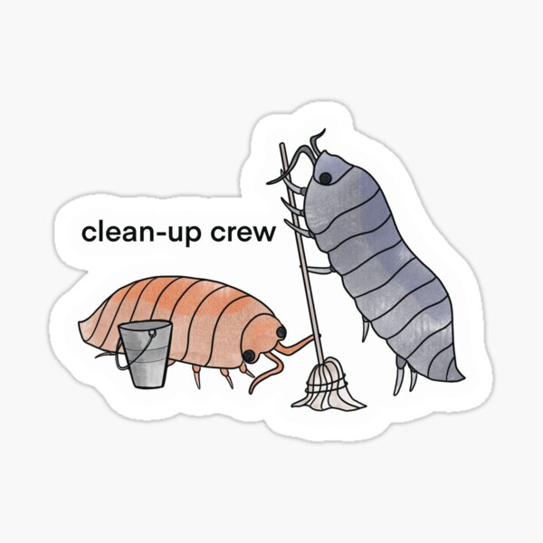Item preview, Clean up crew designed and sold by cattledogart.