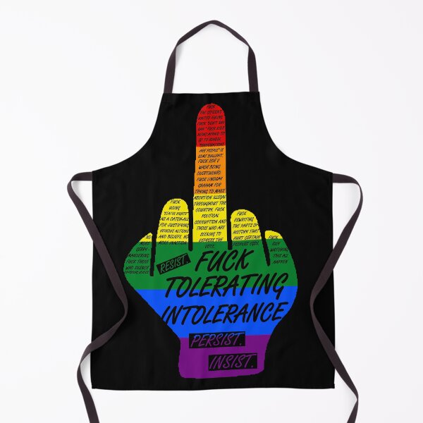 Item preview, Fuck Tolerating Intolerance -Rainbow Edition designed and sold by KBwiththeTees.