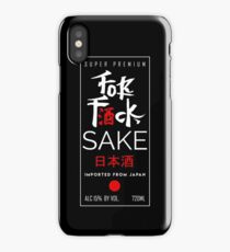 Fuck Sake (Black) iPhone Case