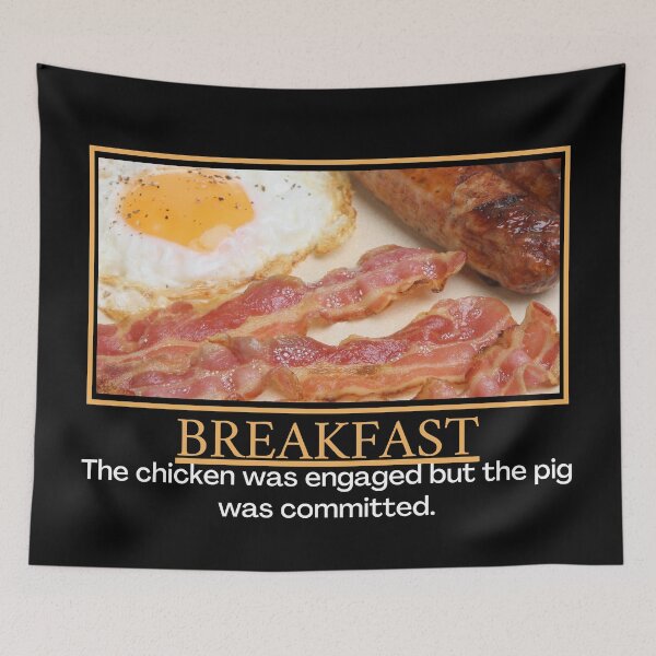 Item preview, Breakfast- Demotivational Poster designed and sold by DesignsByDaddy.