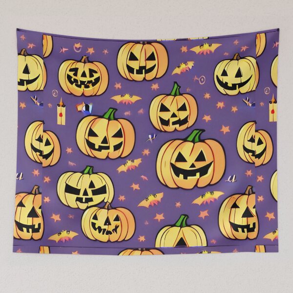 Item preview, Mischievous Pumpkins designed and sold by pinkal.