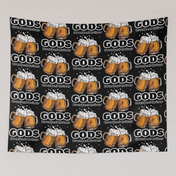 Item preview, God_s Drunkest Driver    designed and sold by GreenBeeGoodies.
