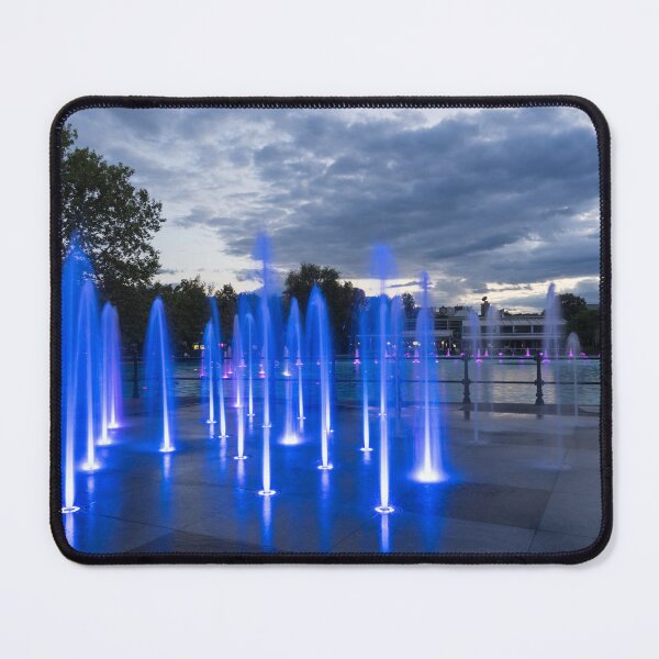 Item preview, Cobalt Blue Splash Pad - Children Play Area at Plovdiv Singing Fountains designed and sold by Georgia Mizuleva.