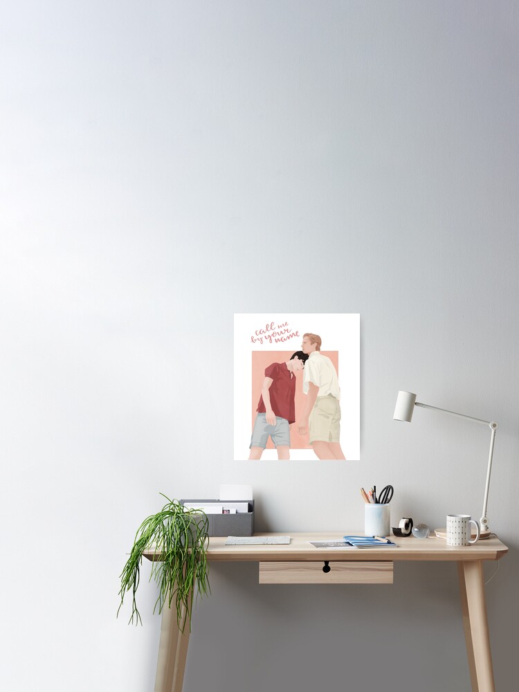 Call Me By Your Name Cmbyn Poster By Carolam Redbubble