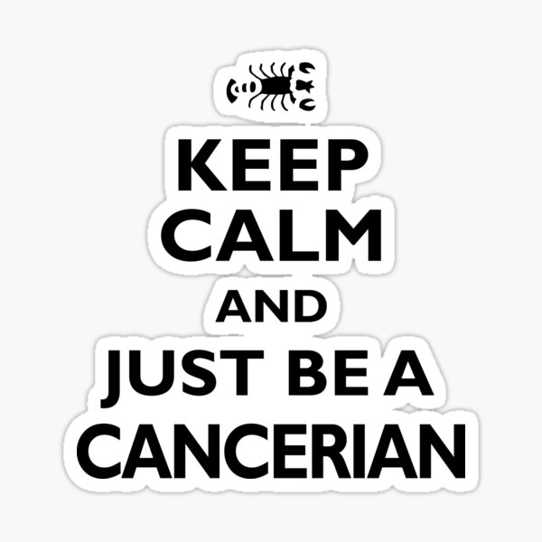 Cancer Keep Calm Stickers for Sale | Redbubble
