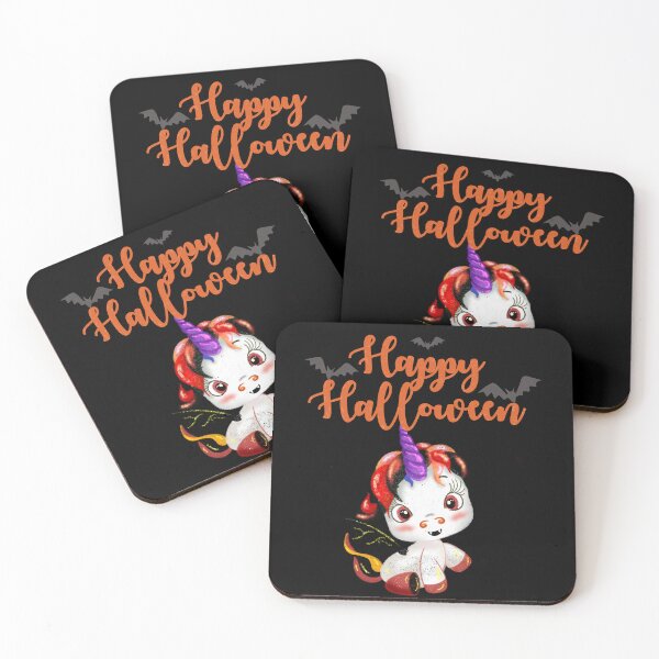 Item preview, Happy Halloween Cute Unicorn designed and sold by Wehavefun.