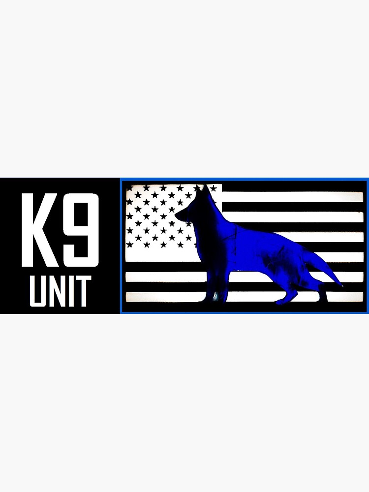 "K9 UNIT" Sticker for Sale by Workingdogs Redbubble