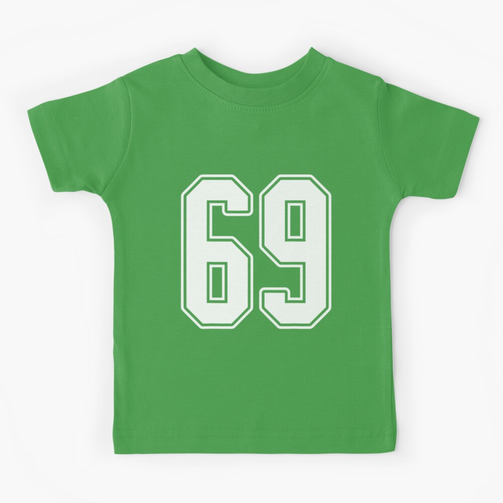 Number 69 Sports Jersey Player #69 Fan BACK PRINT Varsity T-Shirt