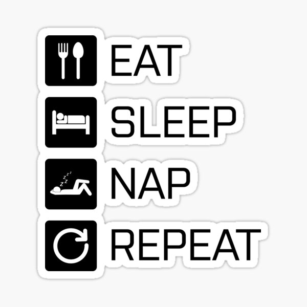 Item preview, Eat Sleep Nap Repeat designed and sold by NVDesigns.