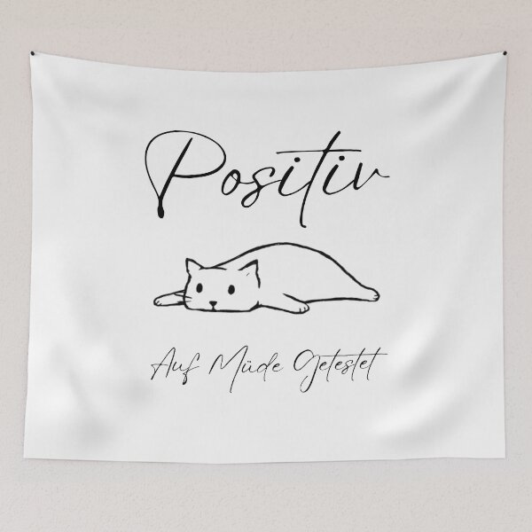Item preview, Positiv Auf Müde Getestet T-Shirt Fun Kitten Cat Sleep designed and sold by Stevenobinsun.