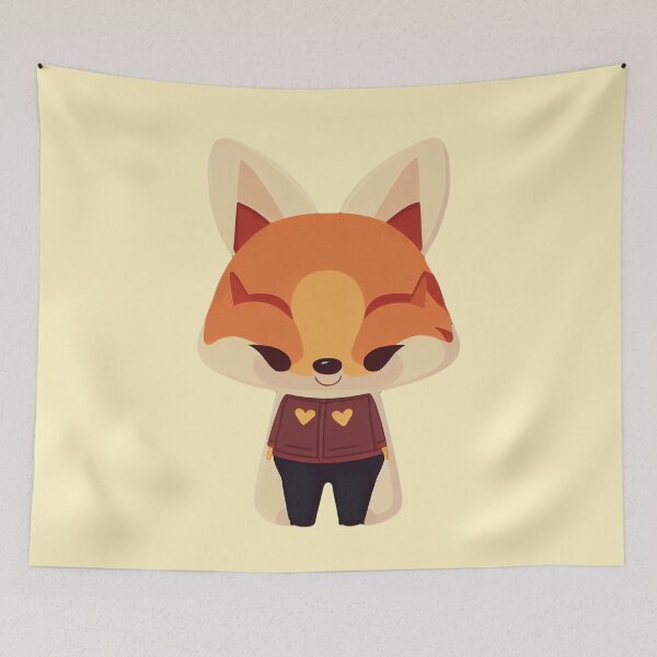 Item preview, Comic fox with heart sweater designed and sold by MAV-Arts.