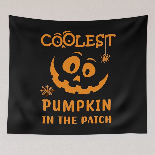 Item preview, Coolest Pumpkin In The Patch Funny Face Halloween Party designed and sold by bolkibox.
