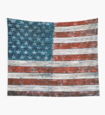 Vintage American Flag Wall Tapestry