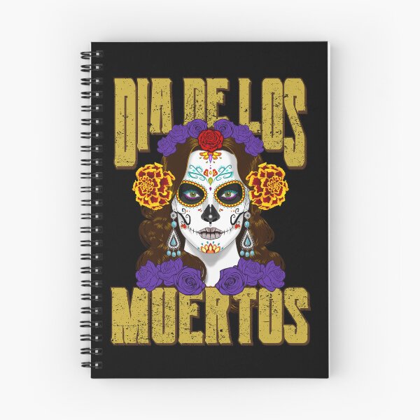 Item preview, Dios De Los Muertos Distressed Text Day of the Dead Catrina Face designed and sold by Rongway76.
